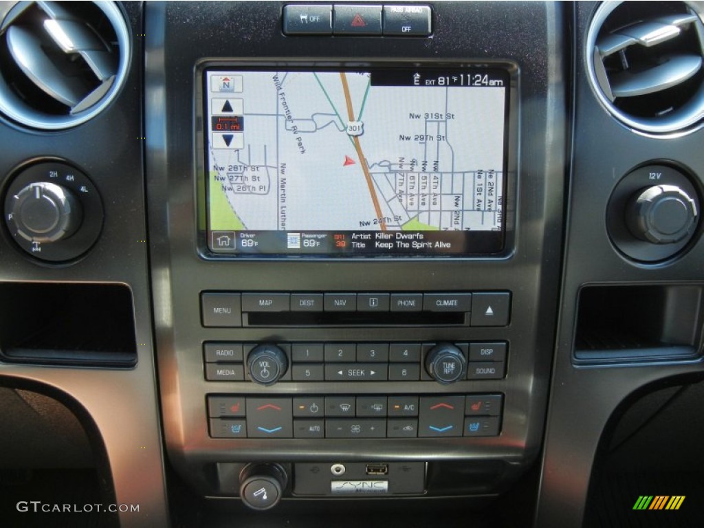 2012 Ford F150 FX4 SuperCrew 4x4 Navigation Photo #62387811