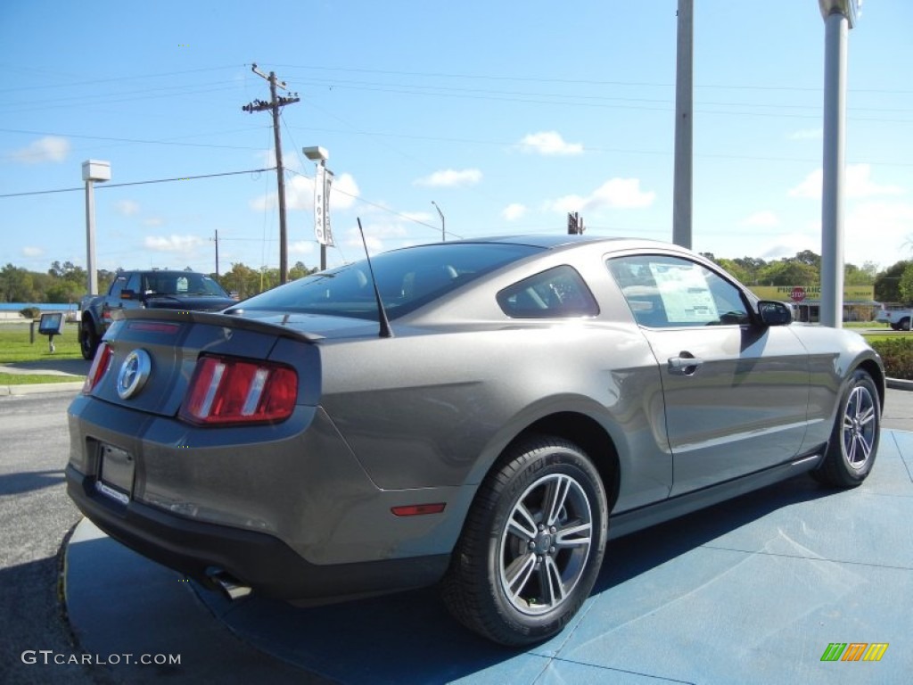 2012 Mustang V6 Premium Coupe - Sterling Gray Metallic / Charcoal Black photo #3