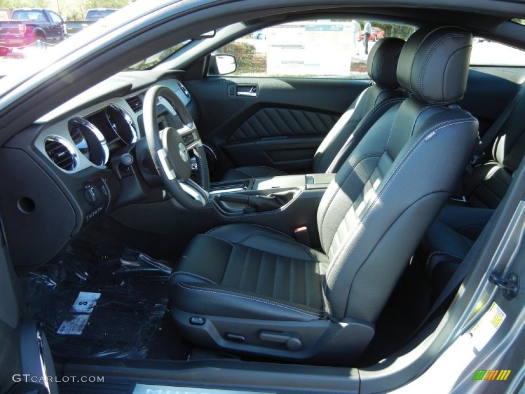2012 Mustang V6 Premium Coupe - Sterling Gray Metallic / Charcoal Black photo #6