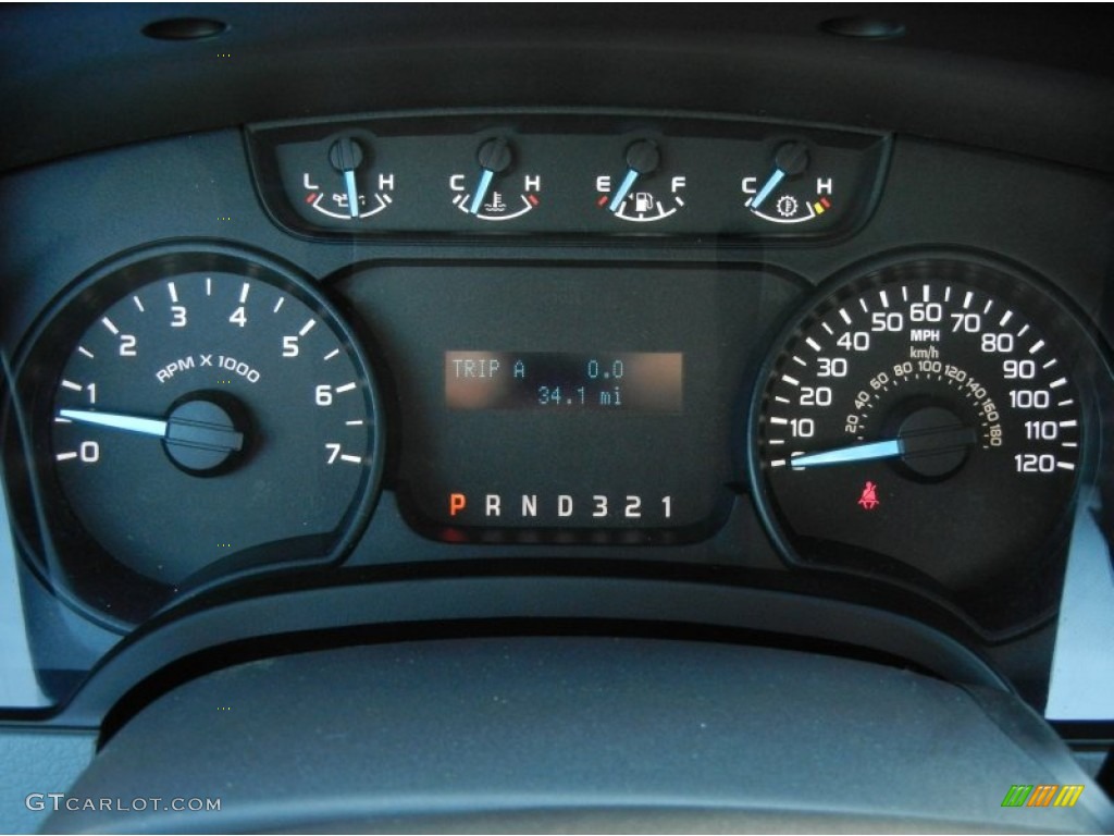 2012 Ford F150 XL Regular Cab Gauges Photo #62387991