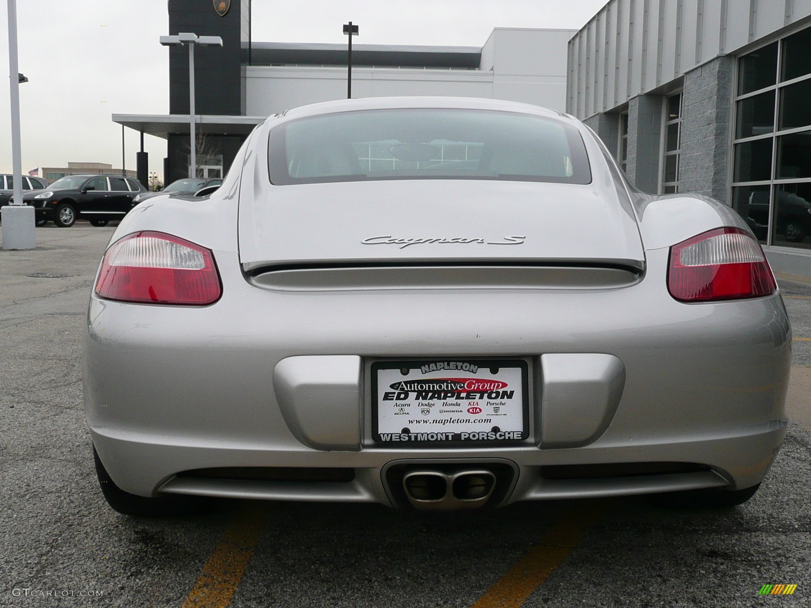 2006 Cayman S - Arctic Silver Metallic / Black photo #6