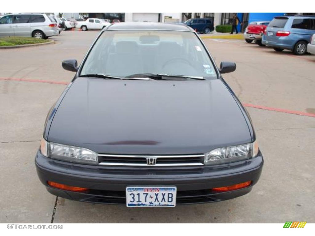 1992 Accord LX Sedan - Phantom Gray Pearl / Gray photo #2