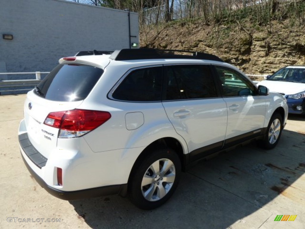 2012 Outback 3.6R Limited - Satin White Pearl / Warm Ivory photo #3