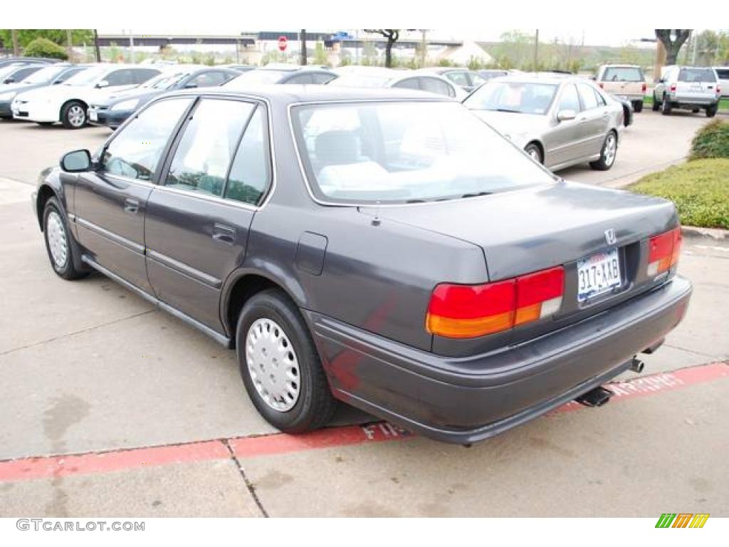 1992 Accord LX Sedan - Phantom Gray Pearl / Gray photo #5