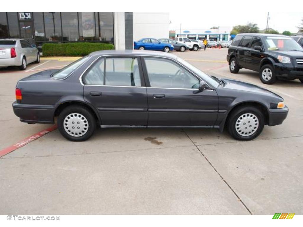 1992 Accord LX Sedan - Phantom Gray Pearl / Gray photo #8