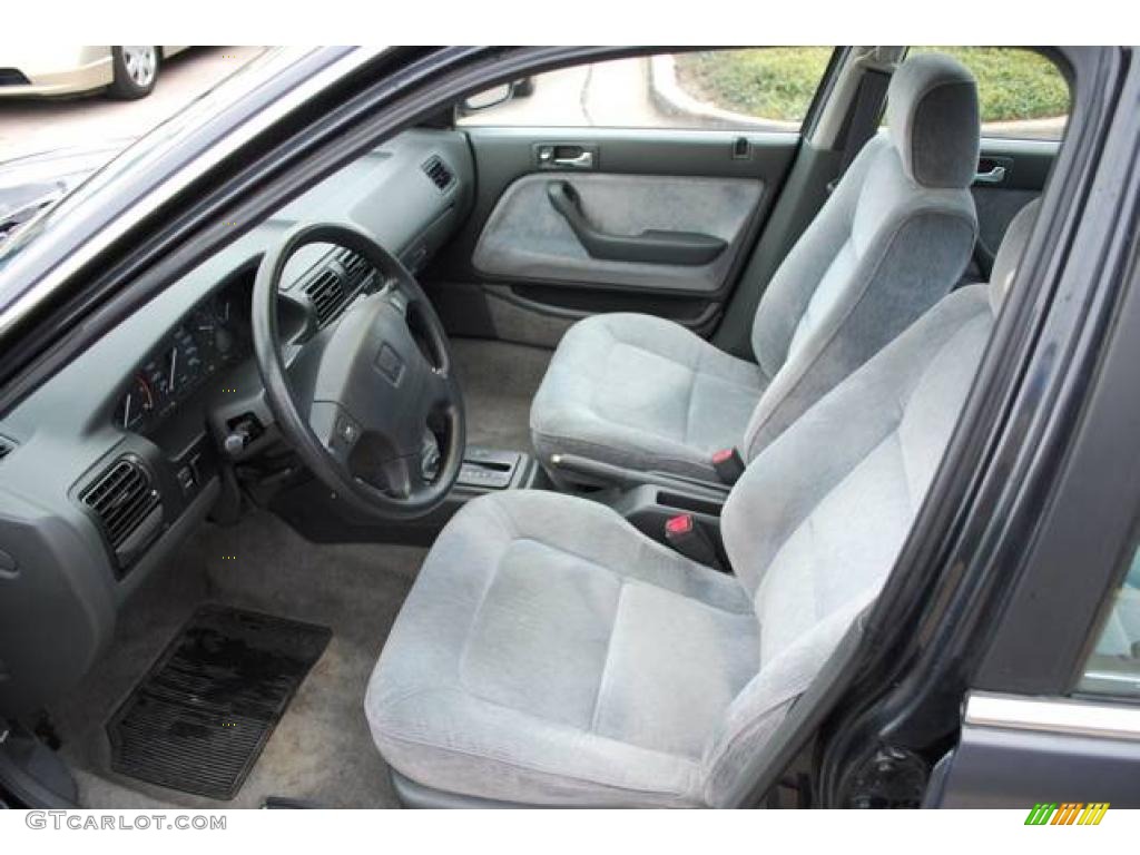 1992 Accord LX Sedan - Phantom Gray Pearl / Gray photo #13