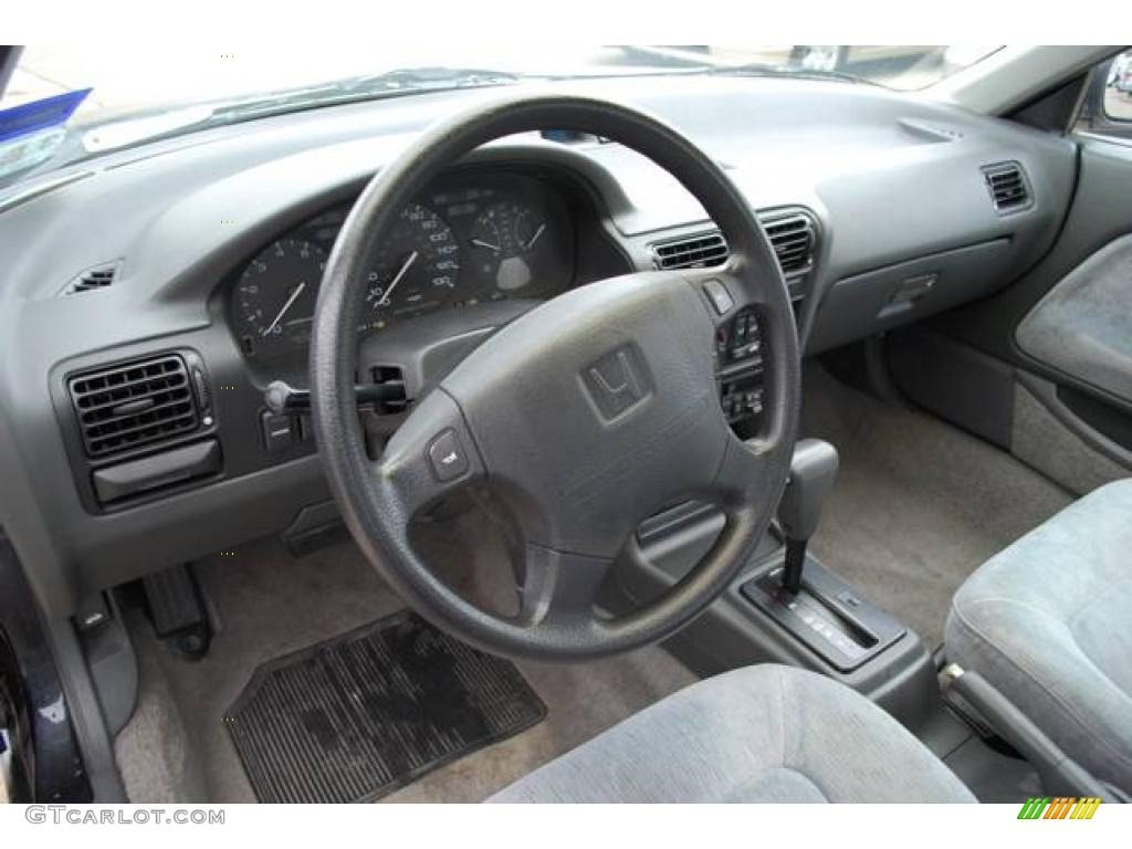 1992 Accord LX Sedan - Phantom Gray Pearl / Gray photo #15