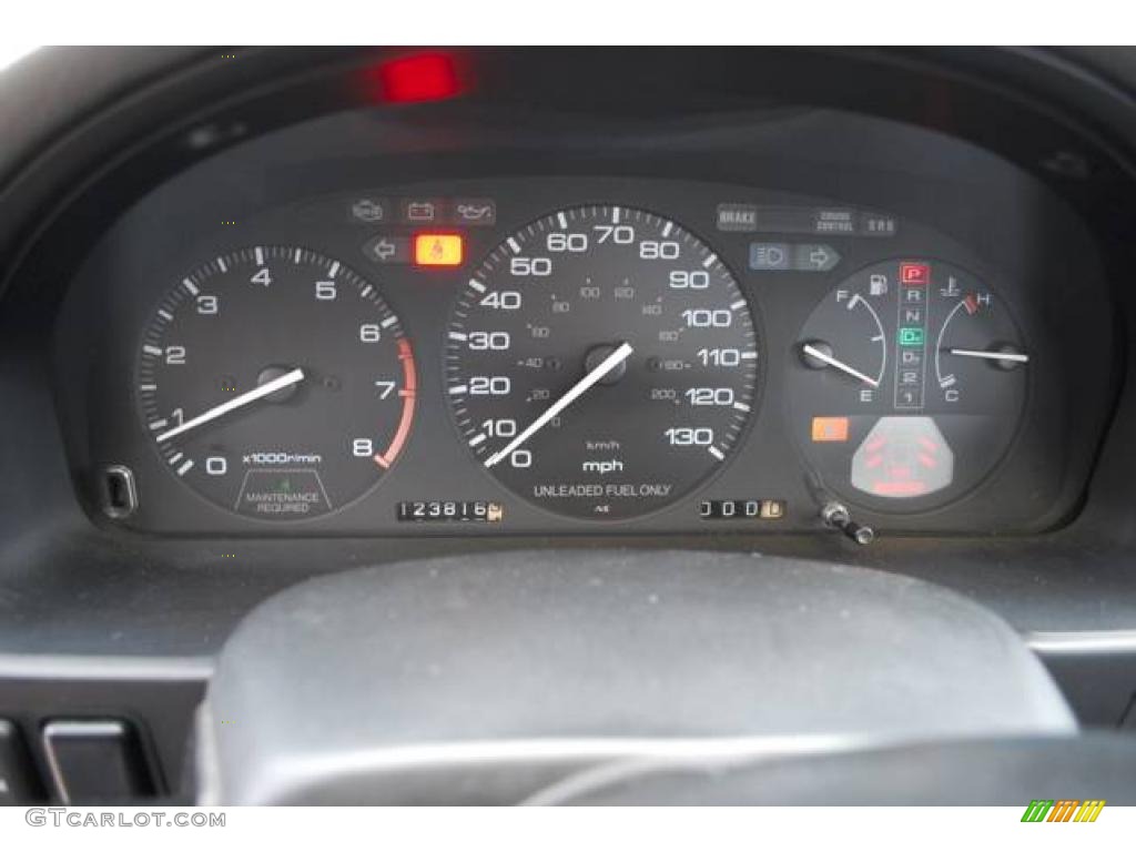 1992 Accord LX Sedan - Phantom Gray Pearl / Gray photo #16