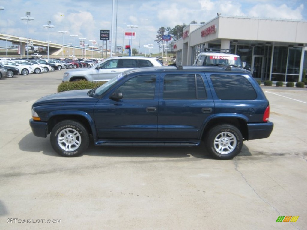 2003 Durango SLT - Patriot Blue Pearlcoat / Dark Slate Gray photo #2