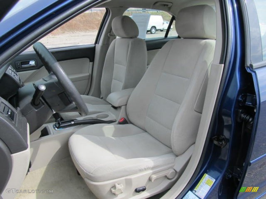 Light Stone Interior 2007 Ford Fusion SE V6 Photo #62390886