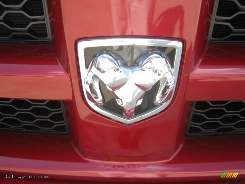 2012 Ram 1500 Express Quad Cab 4x4 - Deep Cherry Red Crystal Pearl / Dark Slate Gray/Medium Graystone photo #24
