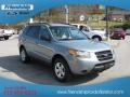 2009 Silver Blue Hyundai Santa Fe GLS  photo #4