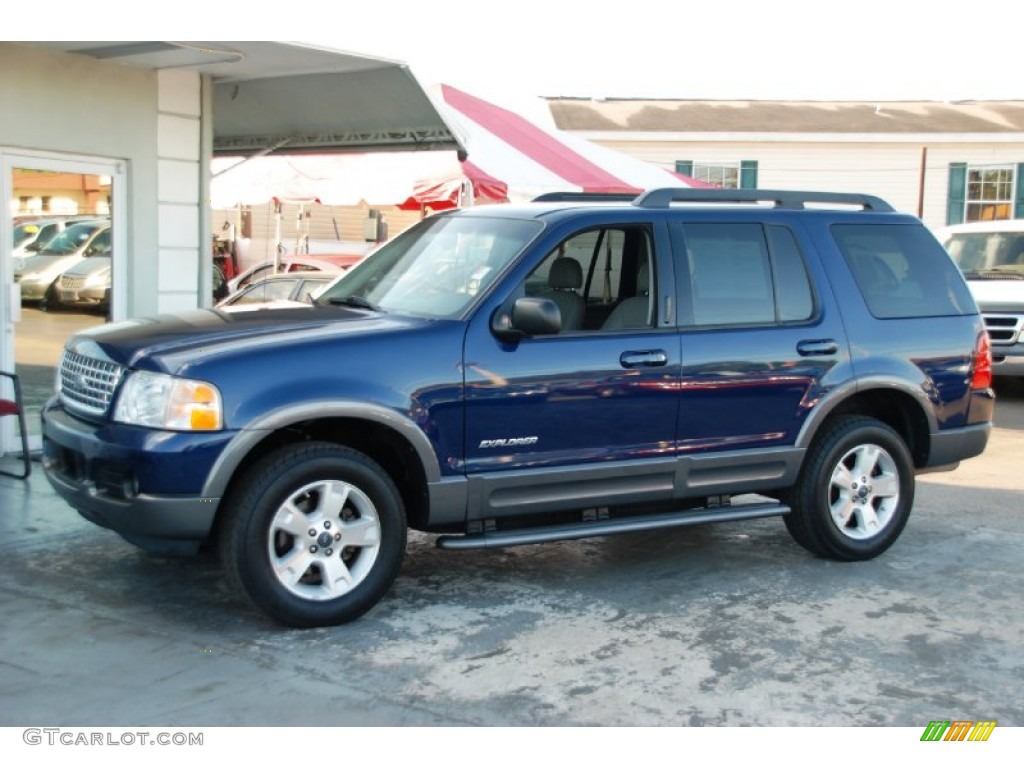 Dark Blue Pearl Metallic Ford Explorer