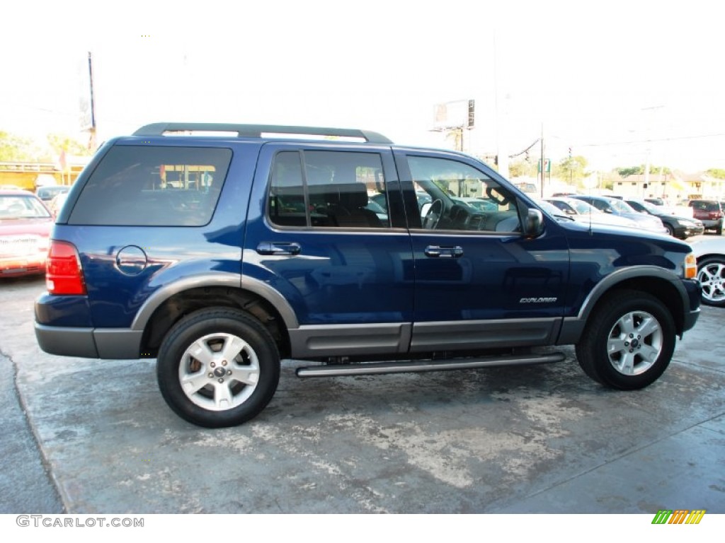 2005 Explorer XLT - Dark Blue Pearl Metallic / Graphite photo #3