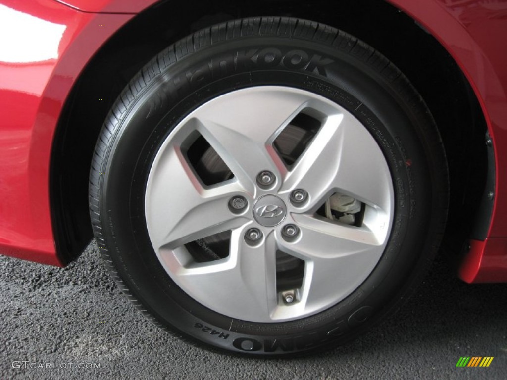 2011 Sonata Hybrid - Venetian Red / Camel photo #11