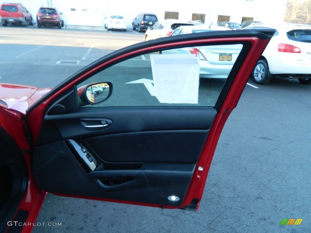 2004 Mazda RX-8 Grand Touring Black Door Panel Photo #62393603