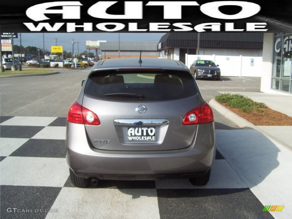 2011 Rogue S - Gotham Gray Metallic / Black photo #3
