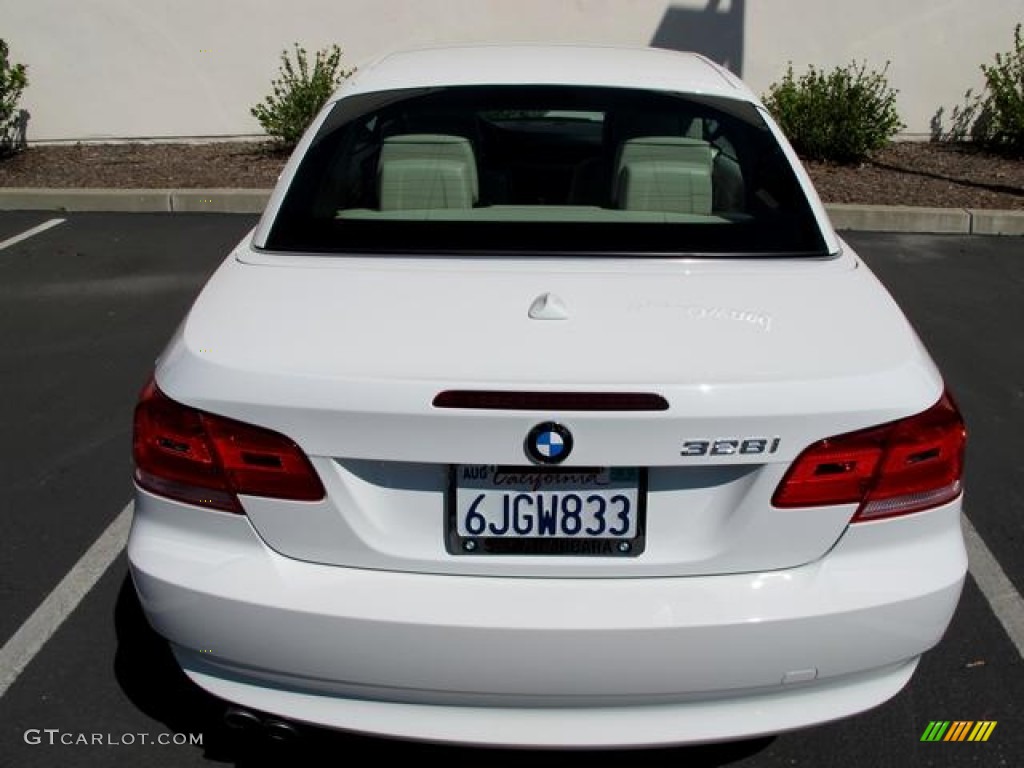 2009 3 Series 328i Convertible - Alpine White / Cream Beige Dakota Leather photo #7