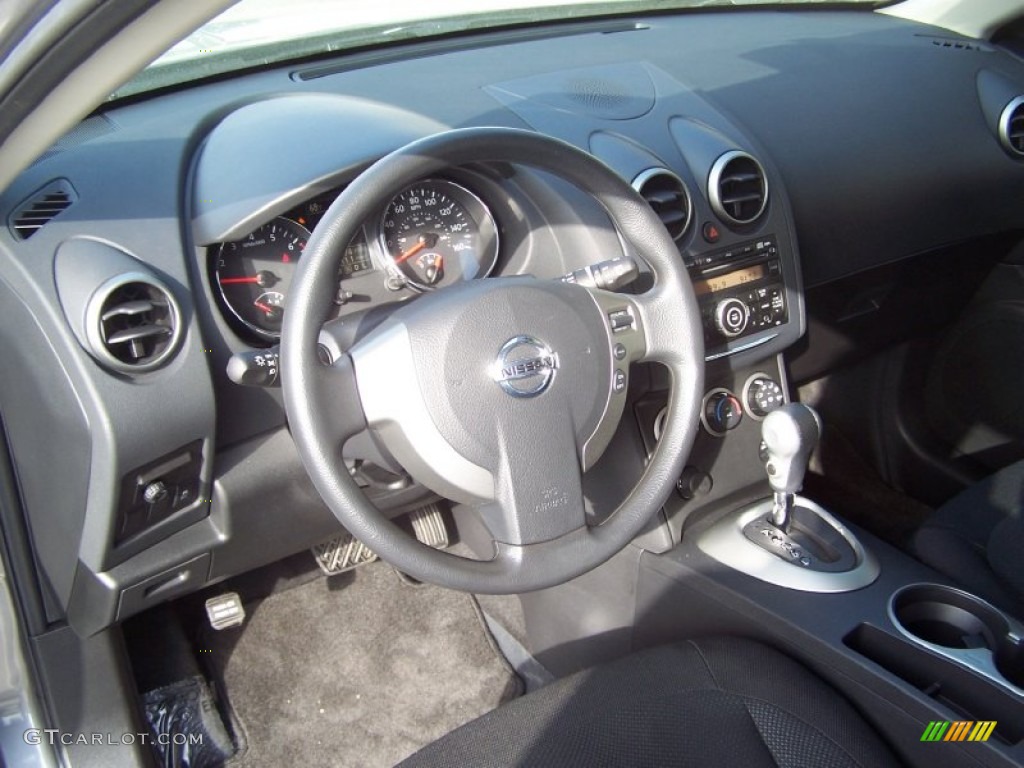 2011 Rogue S - Gotham Gray Metallic / Black photo #9