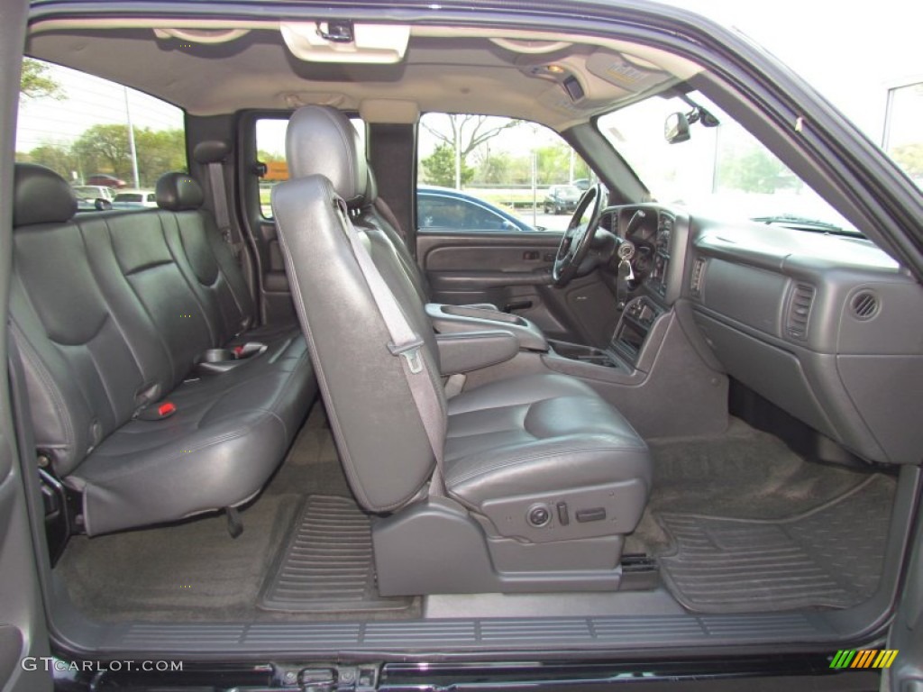 2005 Silverado 1500 LS Extended Cab 4x4 - Black / Dark Charcoal photo #12