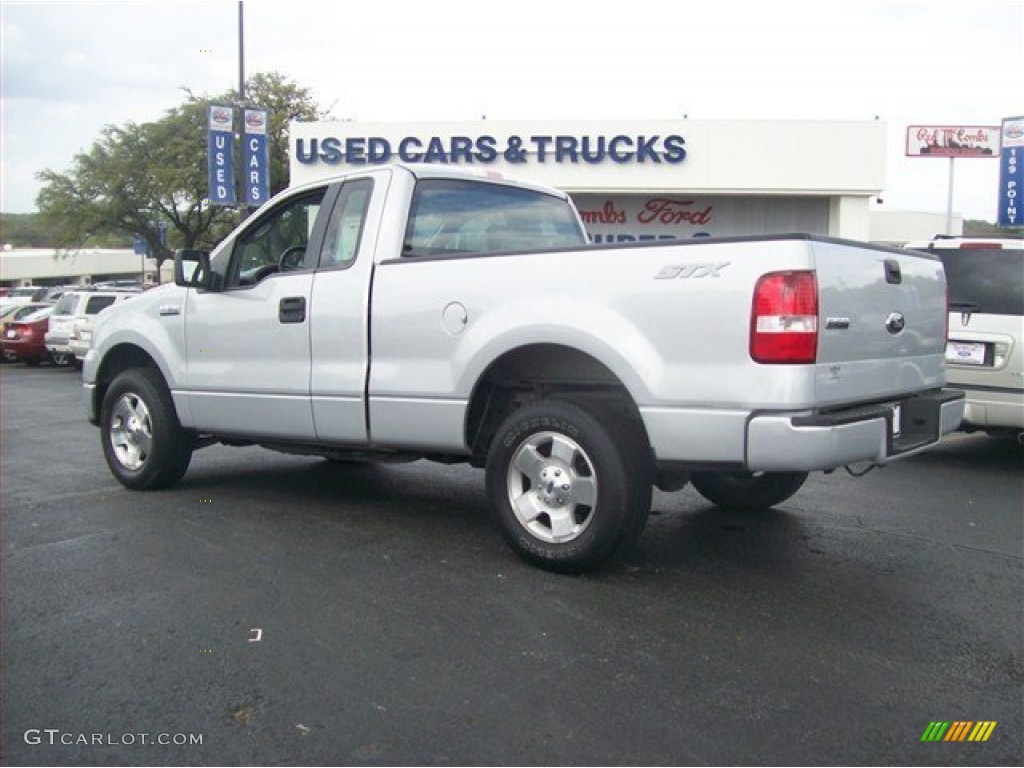 2006 F150 STX Regular Cab - Silver Metallic / Medium Flint photo #4