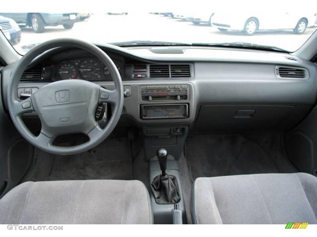 1992 Civic LX Sedan - Harvard Blue Pearl / Gray photo #18