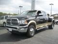 Brilliant Black Crystal Pearl - Ram 3500 HD Laramie Mega Cab 4x4 Dually Photo No. 14