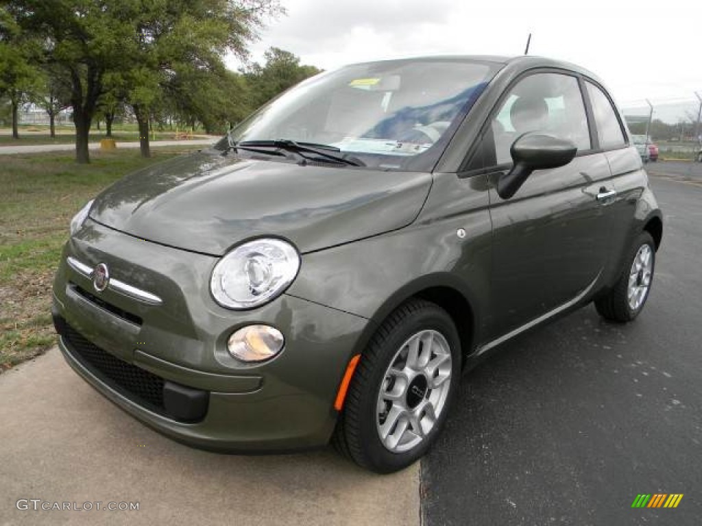 Verde Oliva (Green) 2012 Fiat 500 Pop Exterior Photo #62394801