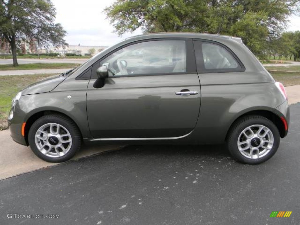 Verde Oliva (Green) 2012 Fiat 500 Pop Exterior Photo #62394807