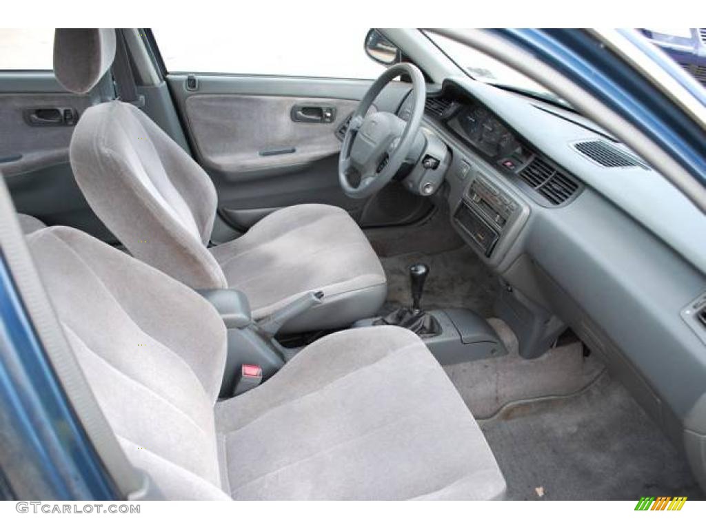 1992 Civic LX Sedan - Harvard Blue Pearl / Gray photo #21