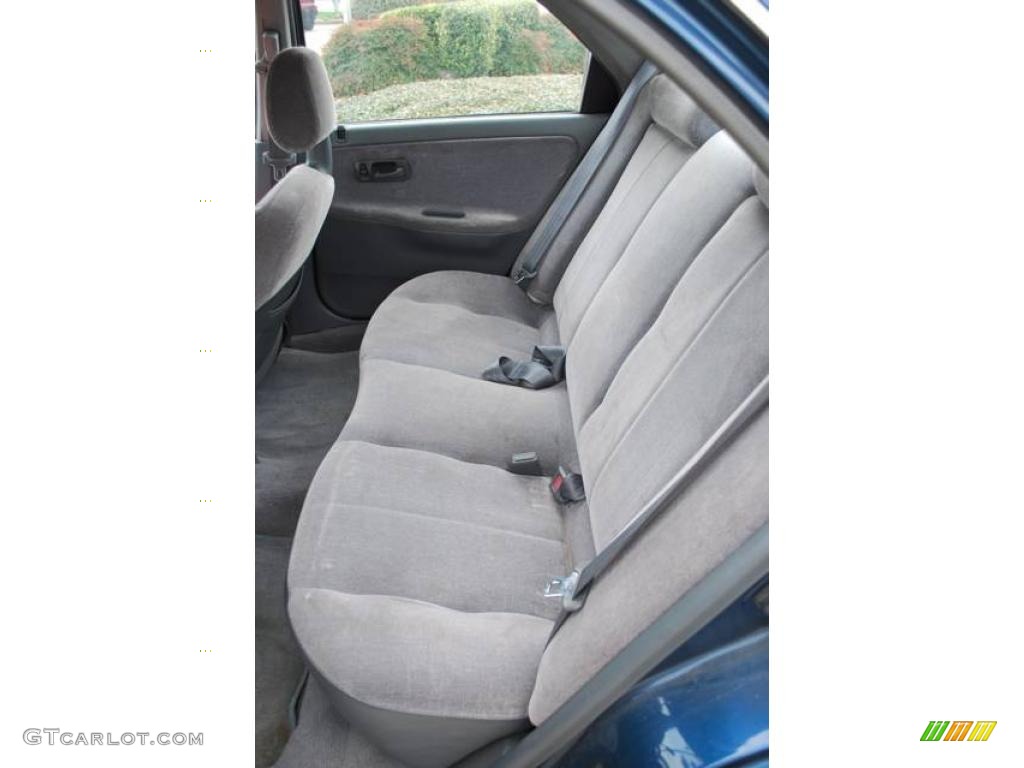 1992 Civic LX Sedan - Harvard Blue Pearl / Gray photo #27