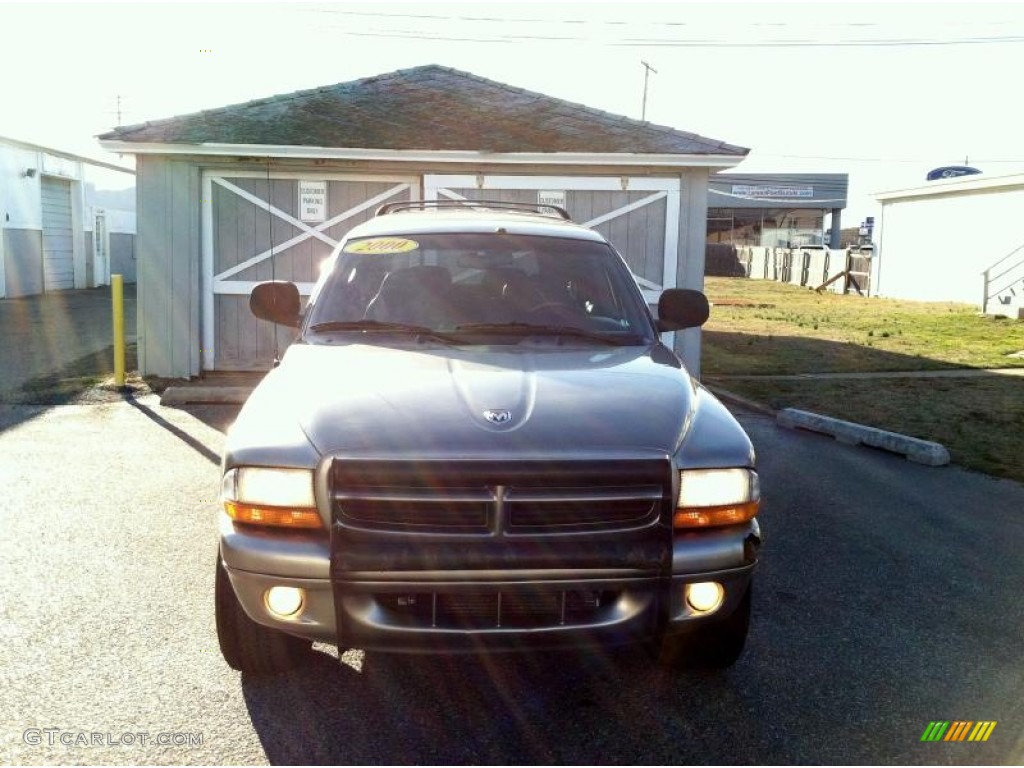 2000 Durango SLT 4x4 - Bright Platinum Metallic / Agate Black photo #2