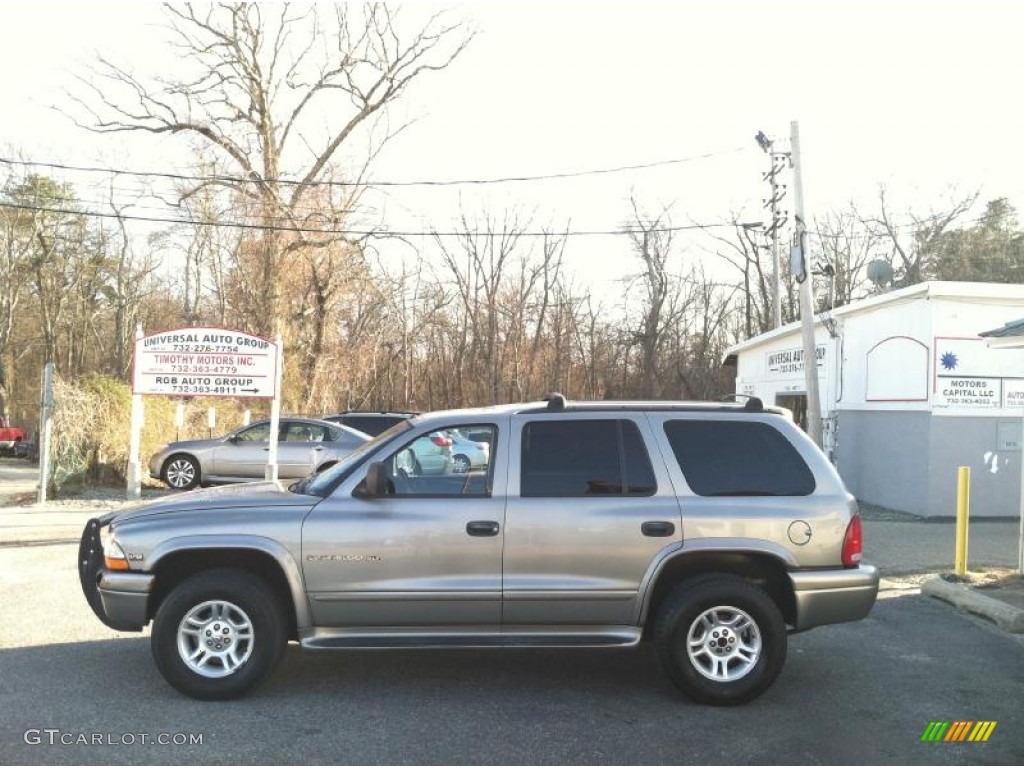 2000 Durango SLT 4x4 - Bright Platinum Metallic / Agate Black photo #4