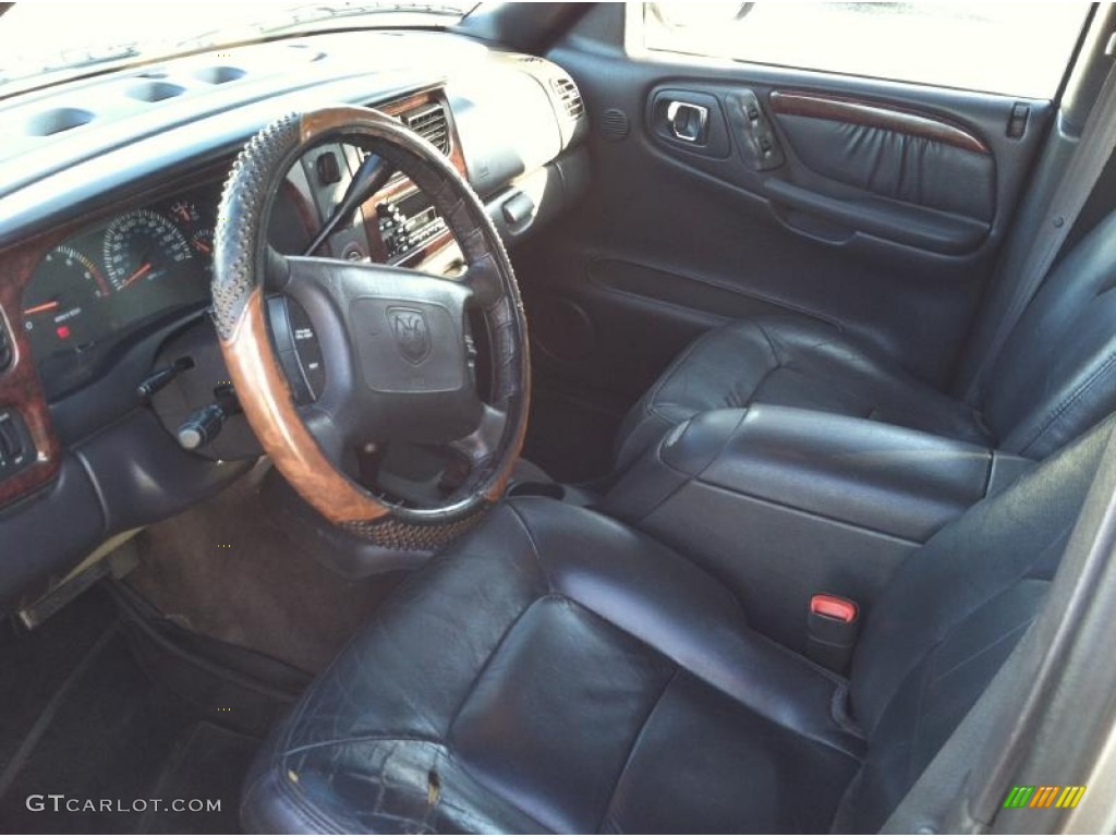 2000 Durango SLT 4x4 - Bright Platinum Metallic / Agate Black photo #10