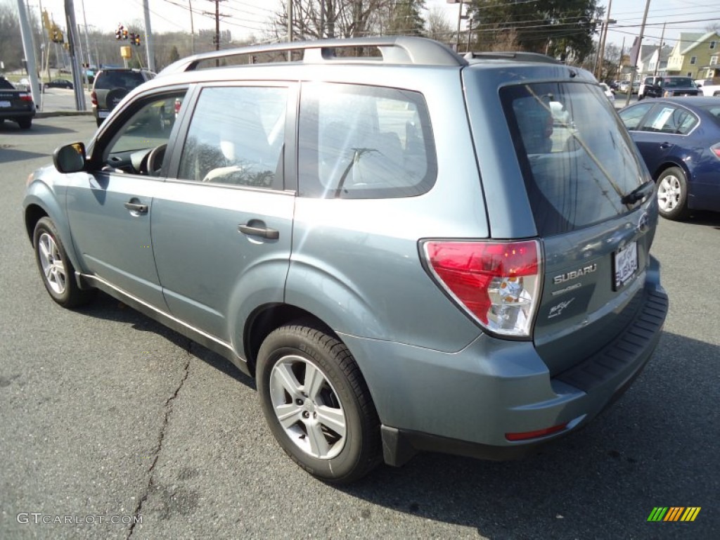 2011 Forester 2.5 X - Sage Green Metallic / Platinum photo #7