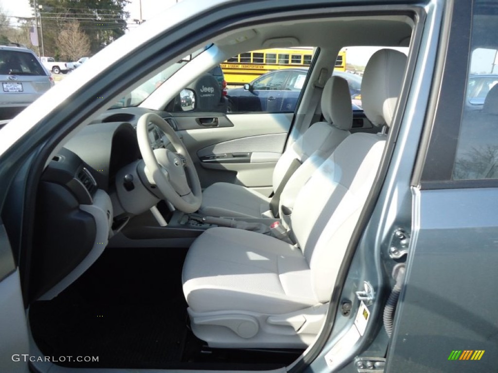 2011 Forester 2.5 X - Sage Green Metallic / Platinum photo #10