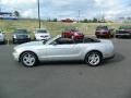 Brilliant Silver Metallic 2010 Ford Mustang V6 Convertible Exterior