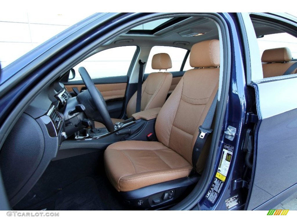 2011 3 Series 328i xDrive Sedan - Deep Sea Blue Metallic / Saddle Brown Dakota Leather photo #10