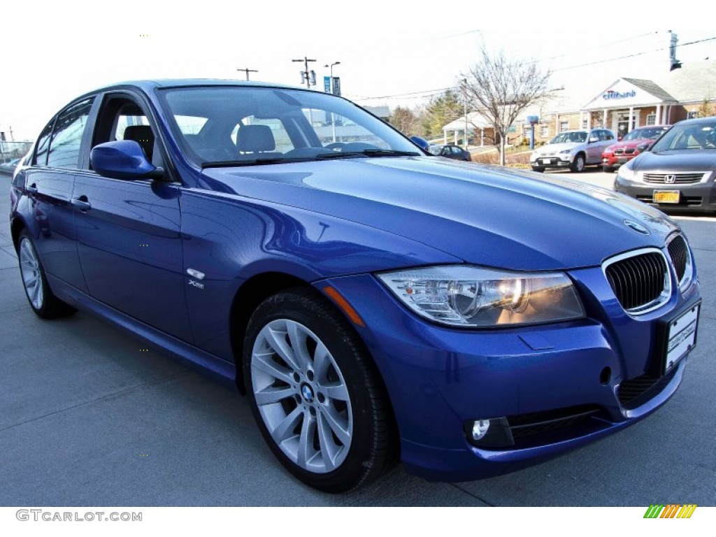 2011 3 Series 328i xDrive Sedan - Montego Blue Metallic / Black photo #7