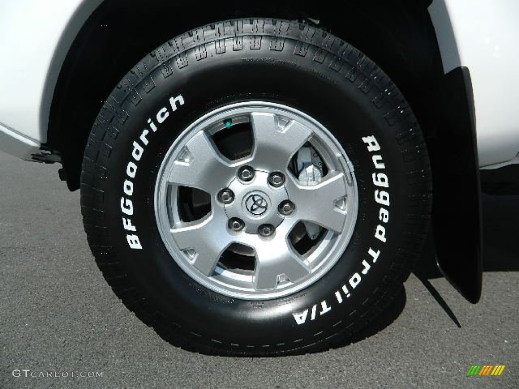 2012 Tacoma V6 TRD Double Cab 4x4 - Super White / Graphite photo #9