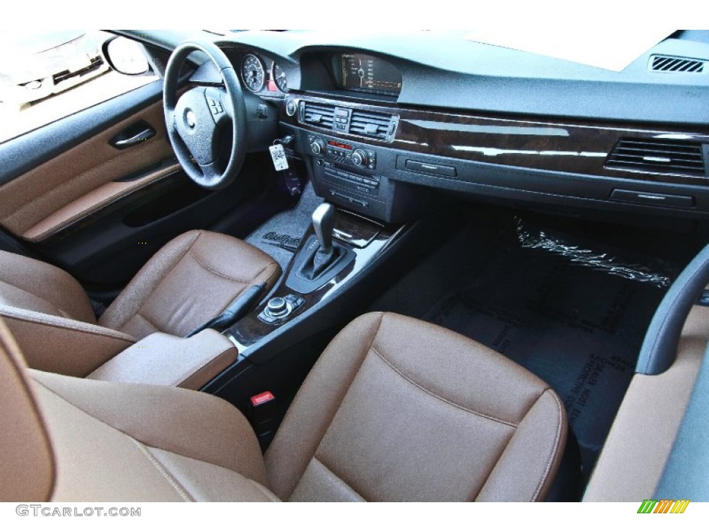 2009 3 Series 328xi Sedan - Black Sapphire Metallic / Saddle Brown Dakota Leather photo #13