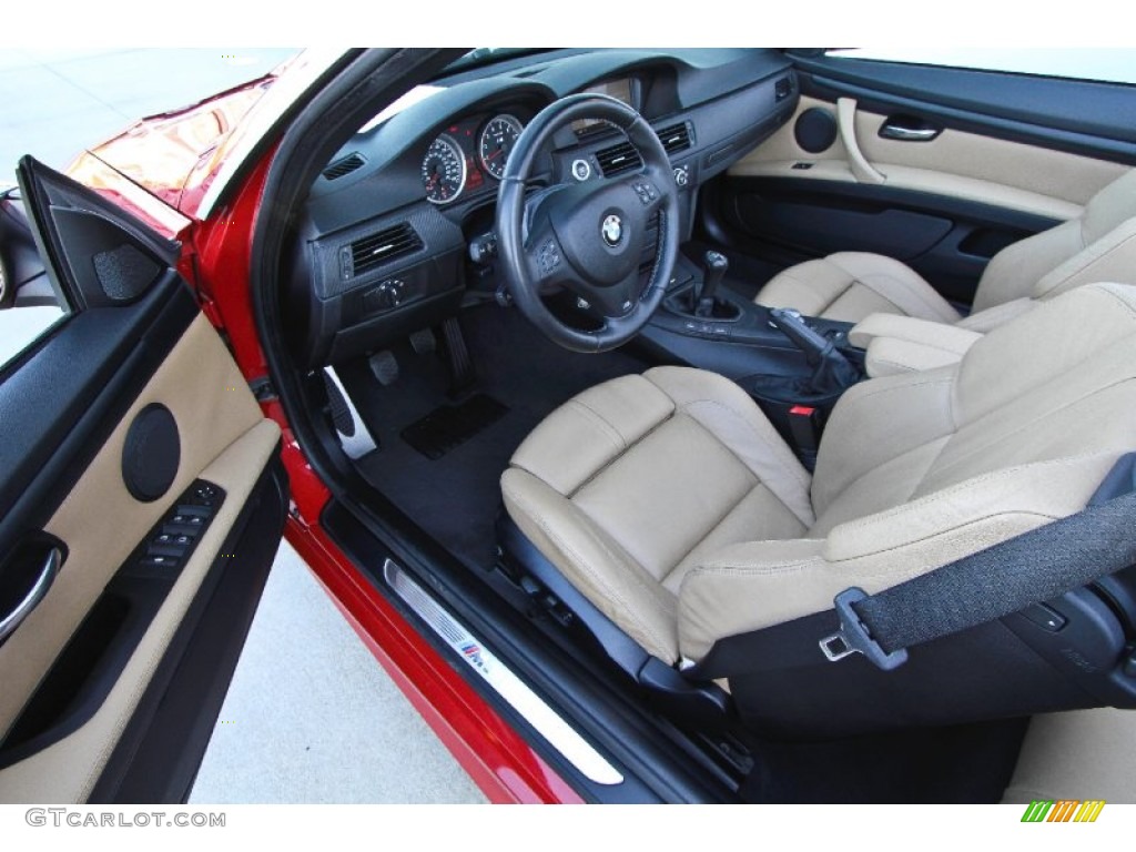 Bamboo Beige Interior 2008 BMW M3 Convertible Photo #62398461