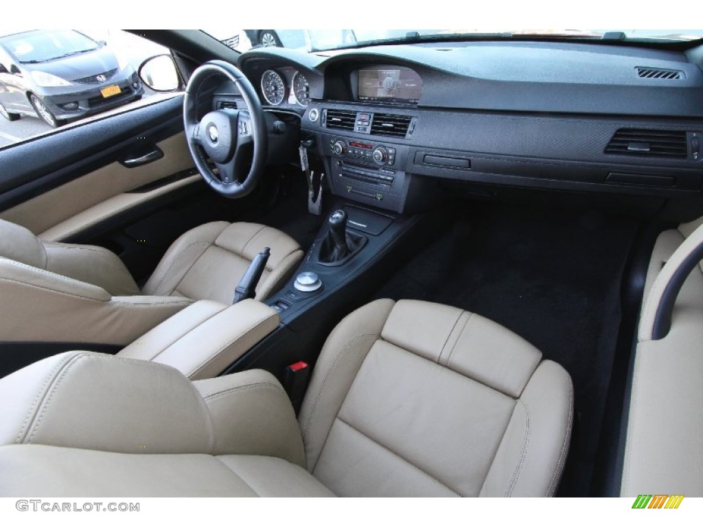 2008 BMW M3 Convertible Bamboo Beige Dashboard Photo #62398491