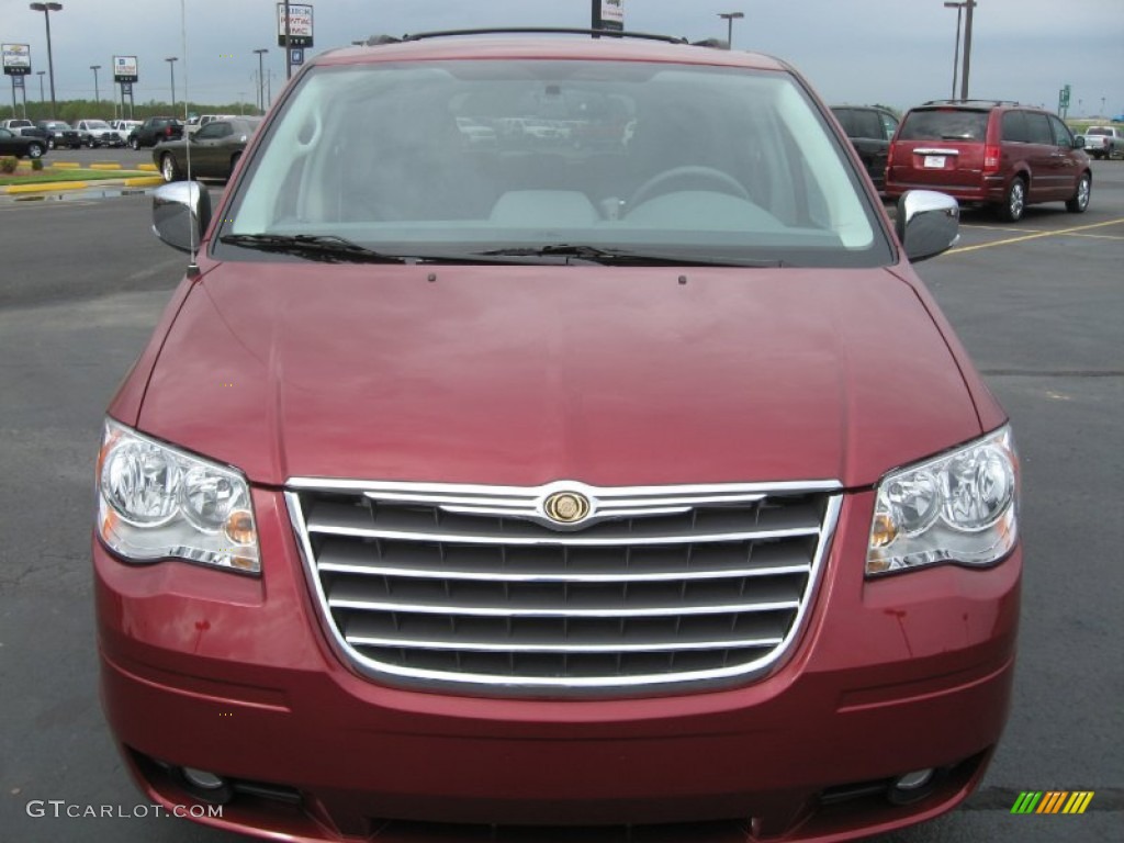 2010 Town & Country LX - Inferno Red Crystal Pearl / Medium Slate Gray/Light Shale photo #2