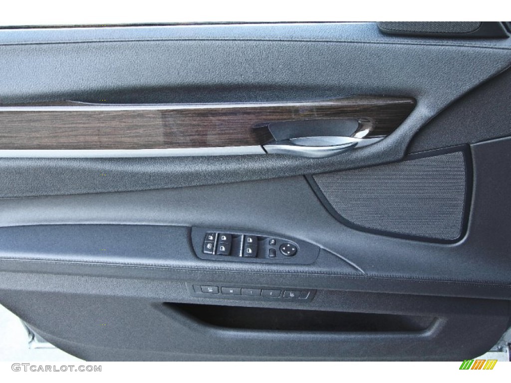 2009 7 Series 750Li Sedan - Space Grey Metallic / Black Nappa Leather photo #9