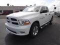 2012 Bright White Dodge Ram 1500 Express Quad Cab  photo #1