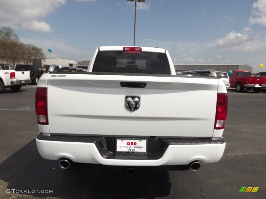 2012 Ram 1500 Express Quad Cab - Bright White / Dark Slate Gray/Medium Graystone photo #6