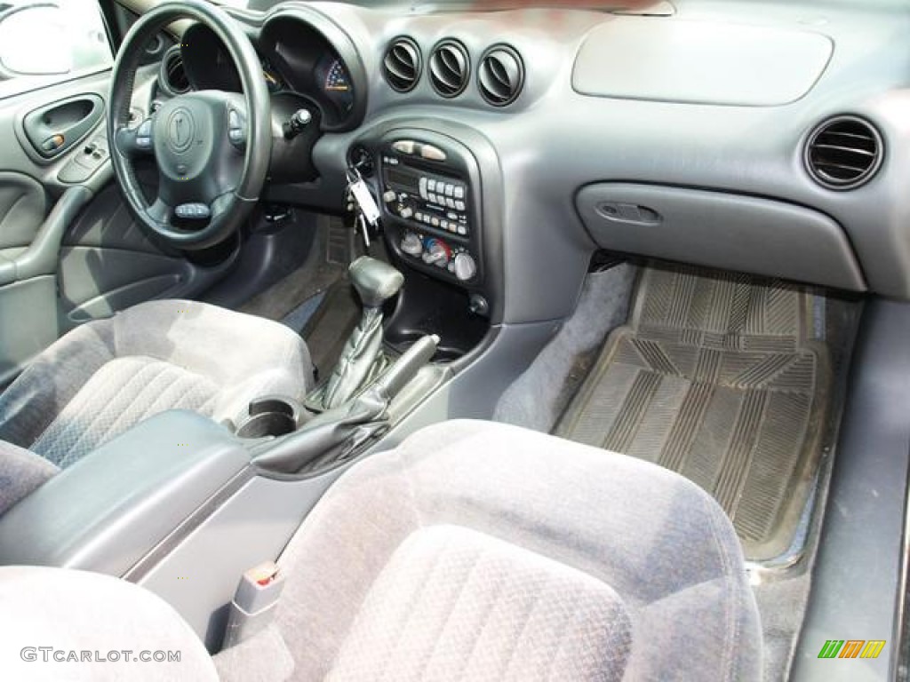 Dark Pewter Interior 2001 Pontiac Grand Am GT Coupe Photo #62399473