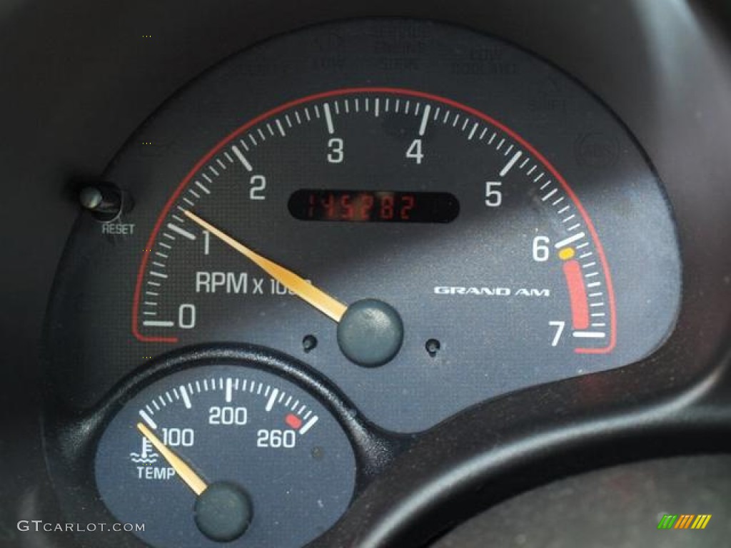 2001 Pontiac Grand Am GT Coupe Gauges Photo #62399481
