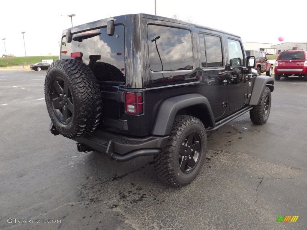 Black 2012 Jeep Wrangler Unlimited Call of Duty: MW3 Edition 4x4 Exterior Photo #62399752